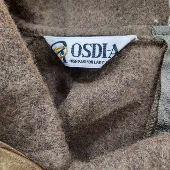 Vtg 70s wool skirt & sweater set - OSDI-A brand - Picture 9 of 12